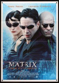 8p382 MATRIX Italian 1p '99 Keanu Reeves, Carrie-Anne Moss, Laurence Fishburne, Wachowski Bros!