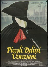 8p408 VENETIAN RED Italian 1p '90 Rouge Venise, Vincent Spano, cool artwork!