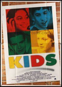 8p342 KIDS Italian 2p '97 Larry Clark, Leo Fitzpatrick, Chloe Sevigny, Rosario Dawson, AIDS, teens!
