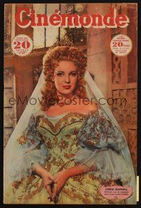 8p231 CINEMONDE French magazine November 25, 1947 sexy Linda Darnell, Lila Leeds