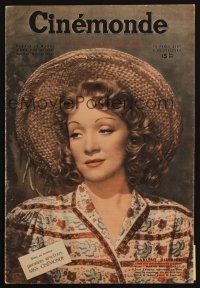 8p230 CINEMONDE magazine October 1, 1946 Marlene Dietrich in Martin Roumagnac!