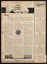 8p017 FOX THE LAST WORD exhibitor magazine February 21, 1931 Body & Soul, East Lynne!