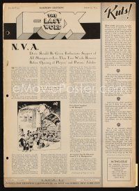 8p019 FOX THE LAST WORD exhibitor magazine March 21, 1931 Dishonored with Marlene Dietrich!