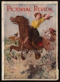 8p240 PICTORIAL REVIEW magazine September 1912 great Western Girl art by Howard Chandler Christy!