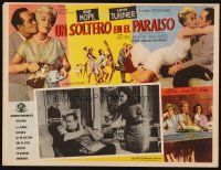 8p719 BACHELOR IN PARADISE Mexican LC '61 world's greatest lover Bob Hope romances sexy Lana Turner!