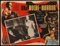 8p732 CREEPER Mexican LC '48 great artwork of frightened couple and wacky crazed cat!