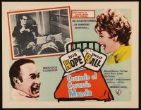 8p733 CRITIC'S CHOICE Mexican LC '63 laughing Bob Hope & Lucille Ball, Jim Backus!