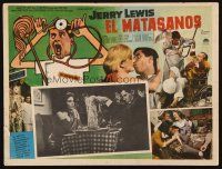 8p739 DISORDERLY ORDERLY Mexican LC '65 artwork of wackiest hospital nurse Jerry Lewis!