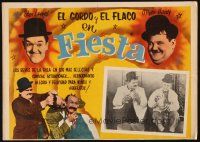 8p743 FIESTA Mexican LC 60s three great images of Stan Laurel & Oliver Hardy!