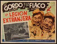 8p744 FLYING DEUCES Mexican LC R50s different artwork of Stan Laurel & Oliver Hardy!