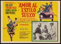 8p754 I'LL TAKE SWEDEN Mexican LC '65 Bob Hope & Tuesday Weld in Scandinavia, lots of sexy babes!