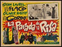 8p759 LA PARADA DE LA RISA Mexican LC '60s great images of Stan Laurel & Oliver Hardy!