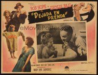 8p792 SORROWFUL JONES Mexican LC '49 wacky art of Bob Hope, Lucille Ball, funnier than the Paleface!