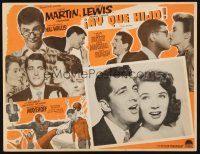 8p795 THAT'S MY BOY Mexican LC '51 college students Dean Martin & Jerry Lewis!