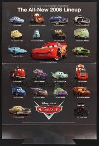 8p069 CARS portfolio '06 Walt Disney animated automobile racing, contains 4 color prints!