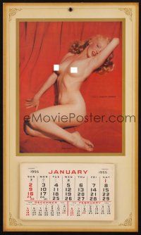 8p093 MARILYN MONROE Golden Dreams calendar 1970s classic nude image from first Playboy centerfold! 