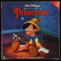8p223 PINOCCHIO laserdisc R90s Disney classic fantasy cartoon about wooden boy who wants to be real!