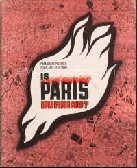 8p132 IS PARIS BURNING pressbook '66 Rene Clement's Paris brule-t-il, World War II all-star cast!