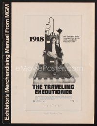 8p143 TRAVELING EXECUTIONER pressbook '70 Bud Cort, Stacy Keach, wild image!