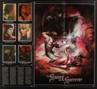 8p173 SWORD & THE SORCERER promo brochure '82 dungeons, dragons, art by Peter Andrew J.!