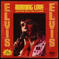 8p200 ELVIS PRESLEY volume 2 compilation record '72 Burning Love and hits from his movies!