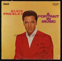 8p197 ELVIS PRESLEY record '73 A Portrait in Music!