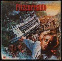 8p201 FITZCARRALDO soundtrack record '82 cool art of Klaus Kinski by Jean Mascii, Werner Herzog