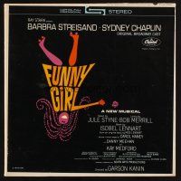 8p203 FUNNY GIRL soundtrack stage play record '64 Garson Kanin, Barbara Streisand on Broadway!
