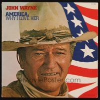 8p205 JOHN WAYNE record '73 America, Why I Love Her!