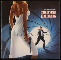 8p206 LIVING DAYLIGHTS soundtrack record '87 Timothy Dalton as James Bond & sexy Maryam d'Abo