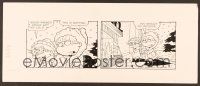 8p087 RUGRATS COMIC STRIP 7x17 original artwork '02 Angelica & Chucky by Kent/Roberts/Blyberg!