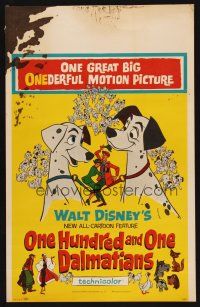 8p498 ONE HUNDRED & ONE DALMATIANS WC '61 most classic Walt Disney canine family cartoon!