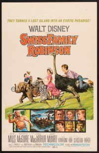 8p523 SWISS FAMILY ROBINSON WC R69 John Mills, Walt Disney family fantasy classic!
