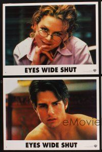 8p668 EYES WIDE SHUT 8 French LCs '99 Stanley Kubrick, Tom Cruise & sexy Nicole Kidman!