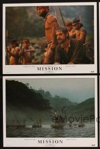 8p672 MISSION 22 French style B LCs '86 Robert De Niro, Jeremy Irons, Aidan Quinn