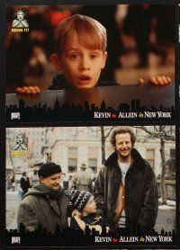 8p324 HOME ALONE 2 19 German LCs '92 Macaulay Culkin, Joe Pesci, Daniel Stern, Lost in New York!