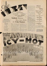 8p236 IDEA exhibitor magazine February 21, 1931 Icy-Hot, Sunkist Beauties are Eski-Mamas!