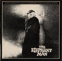 8p196 ELEPHANT MAN soundtrack record '80 John Hurt is not an animal, Anthony Hopkins, David Lynch!