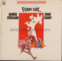 8p202 FUNNY GIRL soundtrack record '69 Barbra Streisand, Omar Sharif, directed by William Wyler!