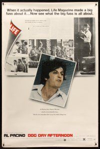 8r310 DOG DAY AFTERNOON Life Magazine style B 40x60 '75 Al Pacino, Lumet, completely different!