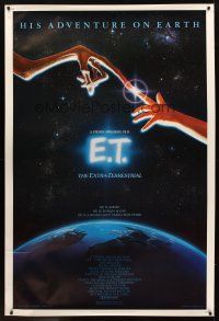 8r311 E.T. THE EXTRA TERRESTRIAL 40x60 '82 Drew Barrymore, Steven Spielberg classic, Alvin art!