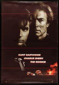 8r333 ROOKIE 40x60 '90 Clint Eastwood directs & stars w/Charlie Sheen!