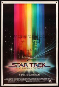 8r338 STAR TREK 40x60 '79 cool art of William Shatner & Leonard Nimoy by Bob Peak!