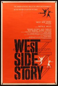 8r343 WEST SIDE STORY style Z 40x60 '61 Academy Award winning classic musical, wonderful art!