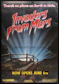 8r245 INVADERS FROM MARS DS bus stop '86 art by Rider, there's no place on Earth to hide!