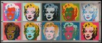 8r191 MARILYN MONROE commercial poster '80 classic Andy Warhol art of most sexy starlet!