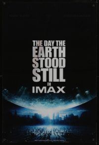 8r074 DAY THE EARTH STOOD STILL lenticular IMAX teaser 1sh '08 Keanu Reeves, Jennifer Connelly
