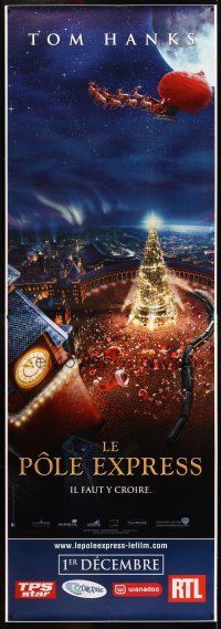 8r124 POLAR EXPRESS advance DS French 2p '04 Tom Hanks, Robert Zemeckis directed adventure!