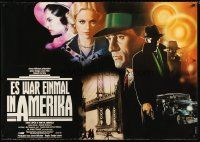 8r108 ONCE UPON A TIME IN AMERICA German 33x47 '84 Sergio Leone, De Niro, different Casaro art!