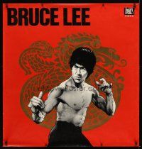 8r207 BRUCE LEE video special 34x36 '80s great art of martial arts star in front of dragon!